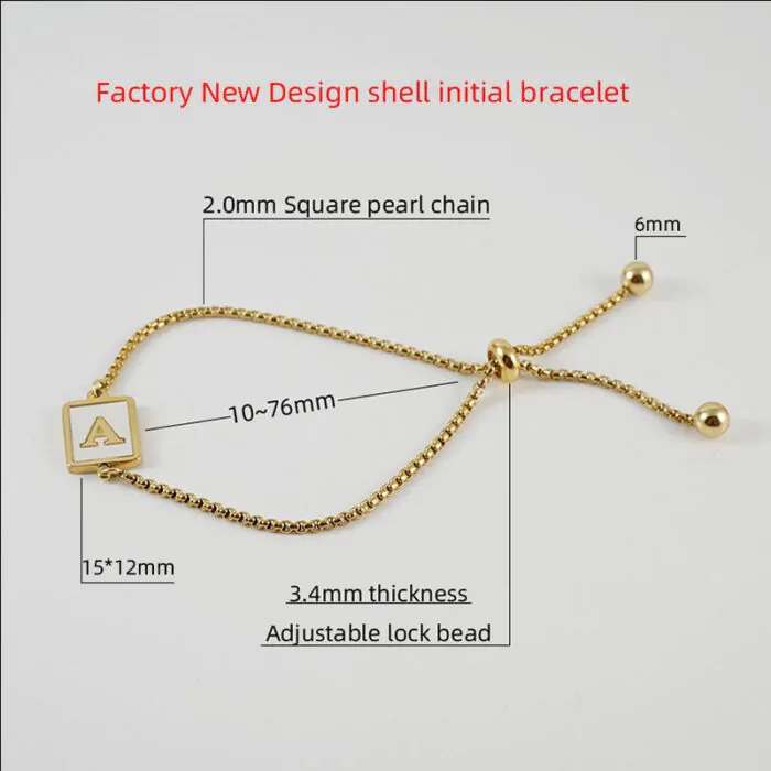 Pulseira Metal Inicial - Imagem 4