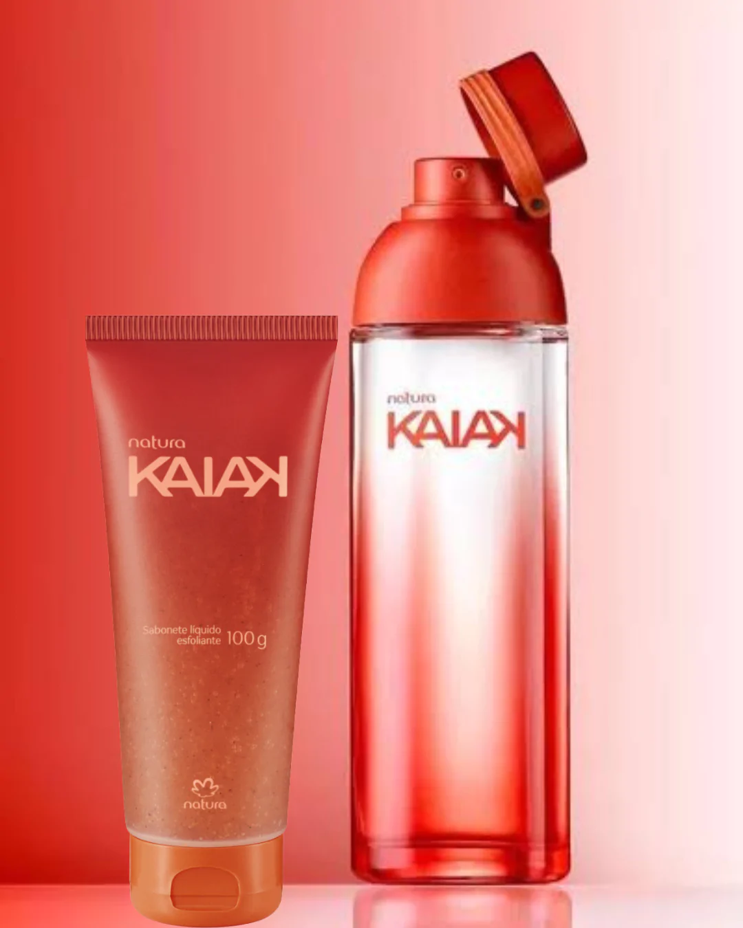 Kit Kaiak Feminino Deo Colonia 100ML + Sabonete Líquido Esfoliante