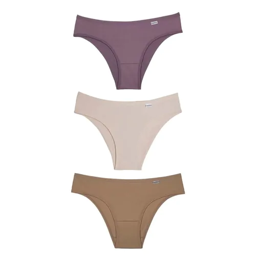 Kit 03 Calcinhas DelRio Biquíni Em Cotton-51364