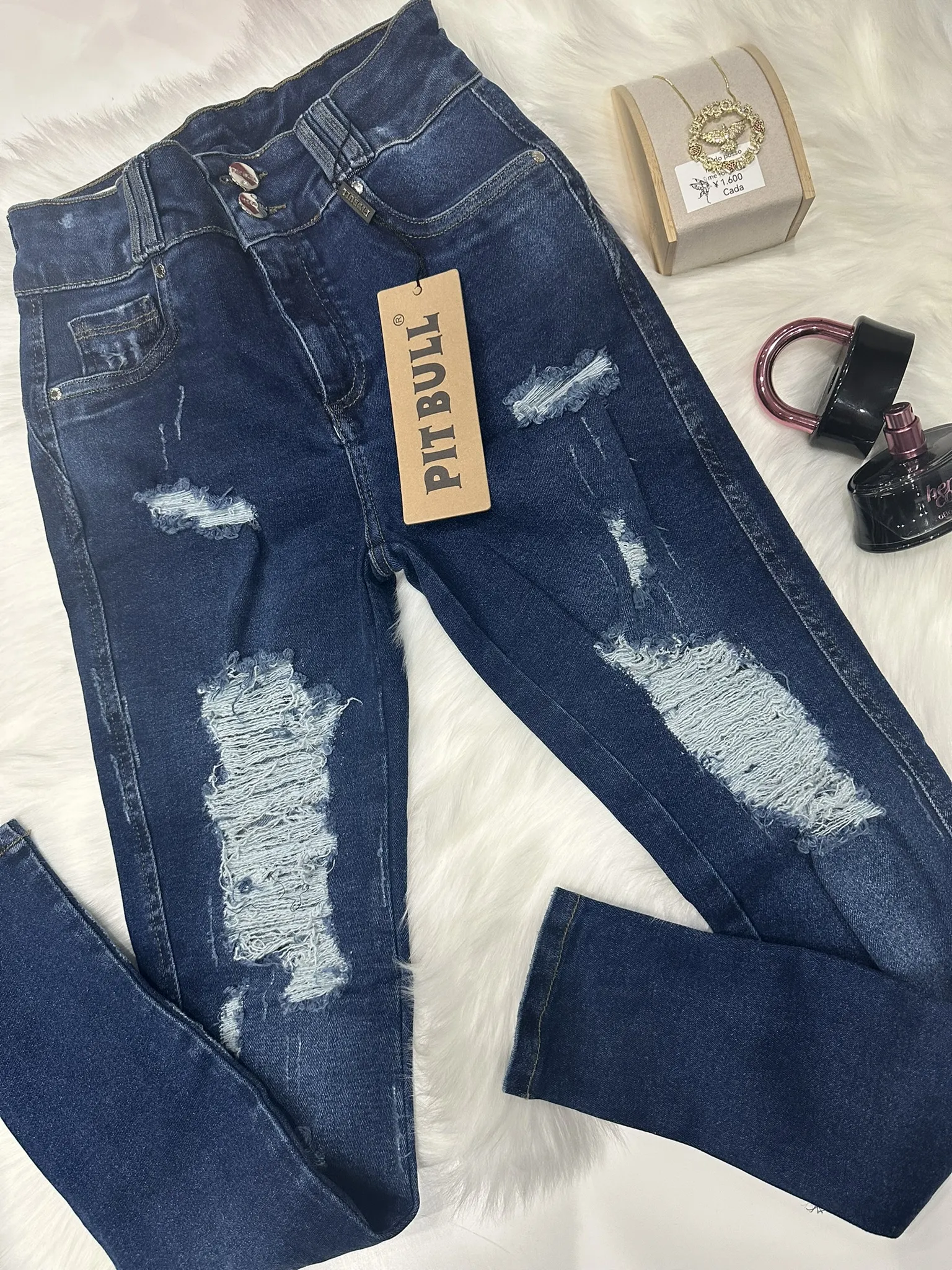 Calça Skinny Conceito Destroyed Pitbull - Imagem 3