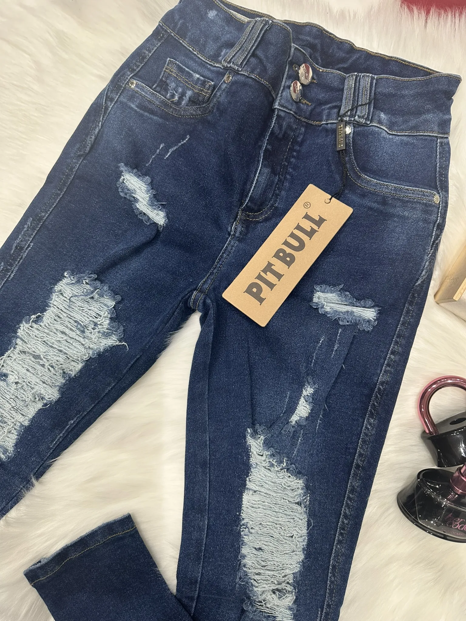 Calça Skinny Conceito Destroyed Pitbull - Imagem 5