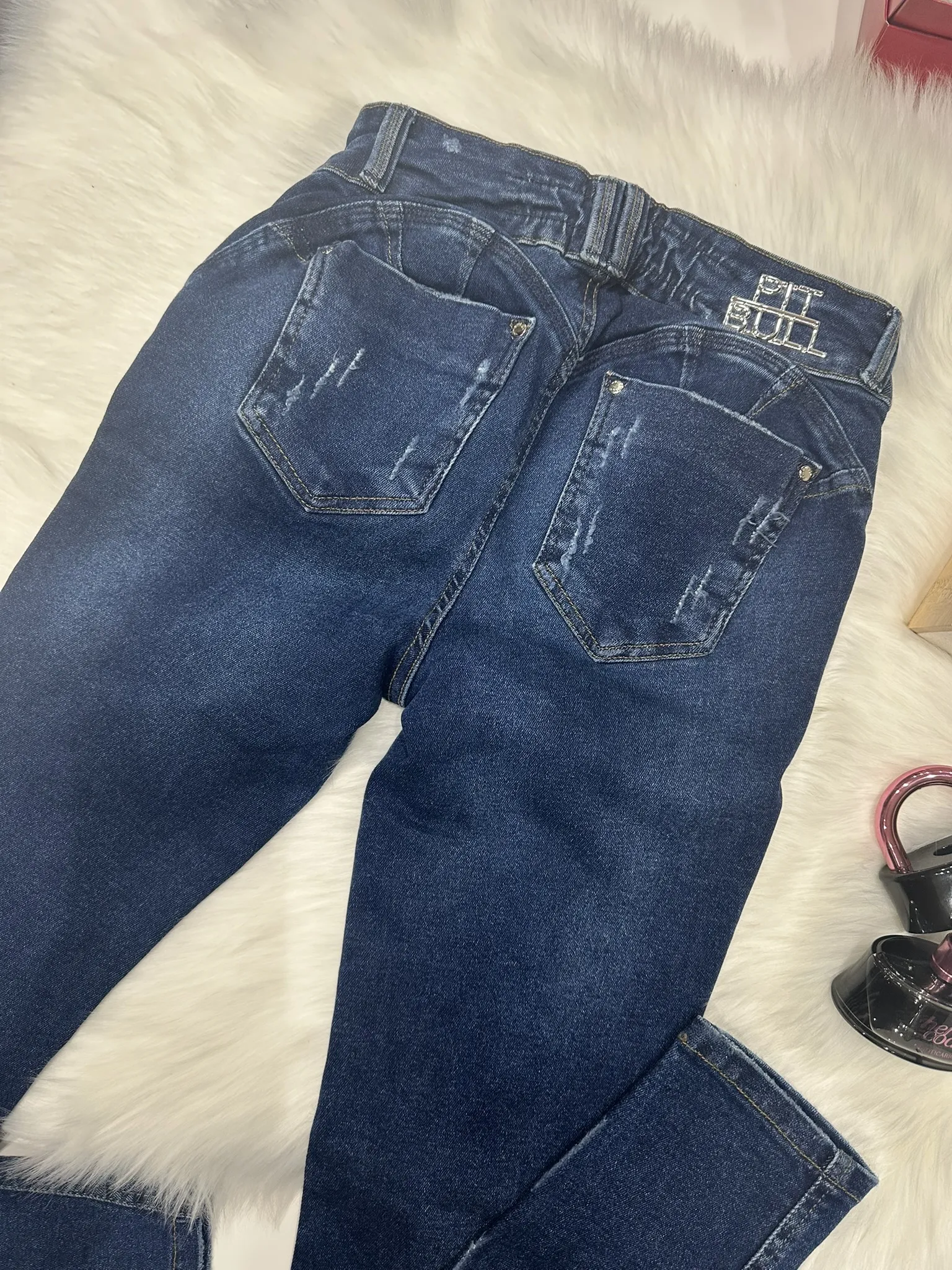 Calça Skinny Conceito Destroyed Pitbull - Imagem 7