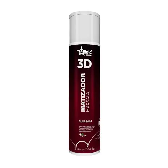 Matizador Magic Color - 3D Marsala - Efeito Marsala - 300ml
