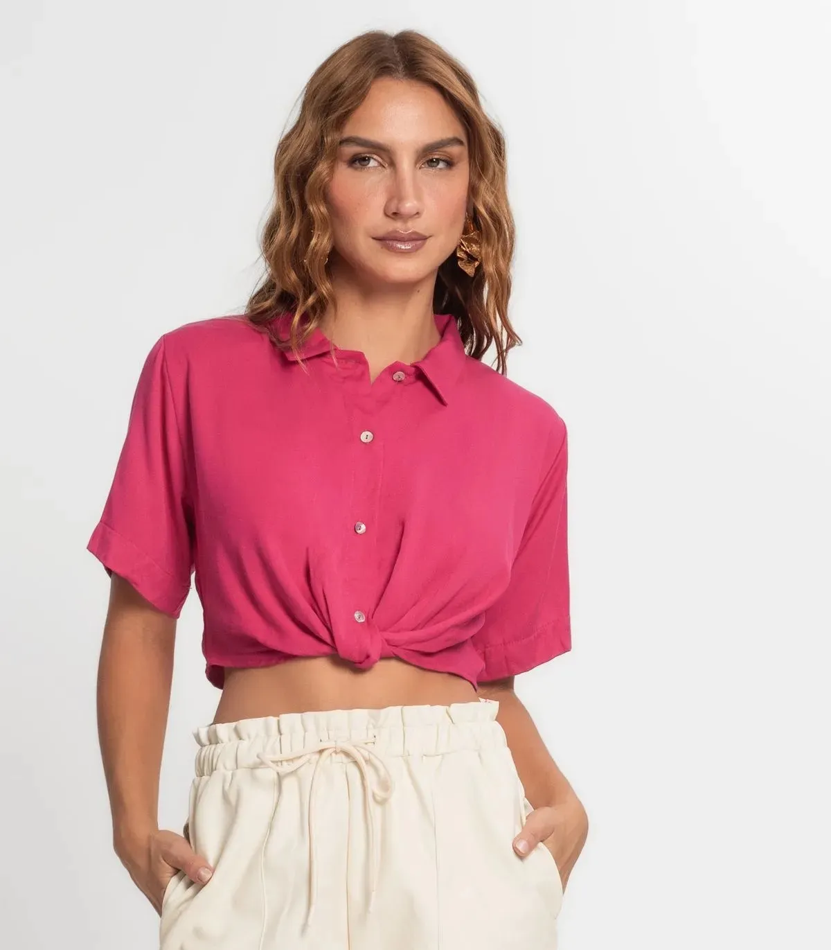 Camisa Cropped Feminina Endless- - Imagem 3