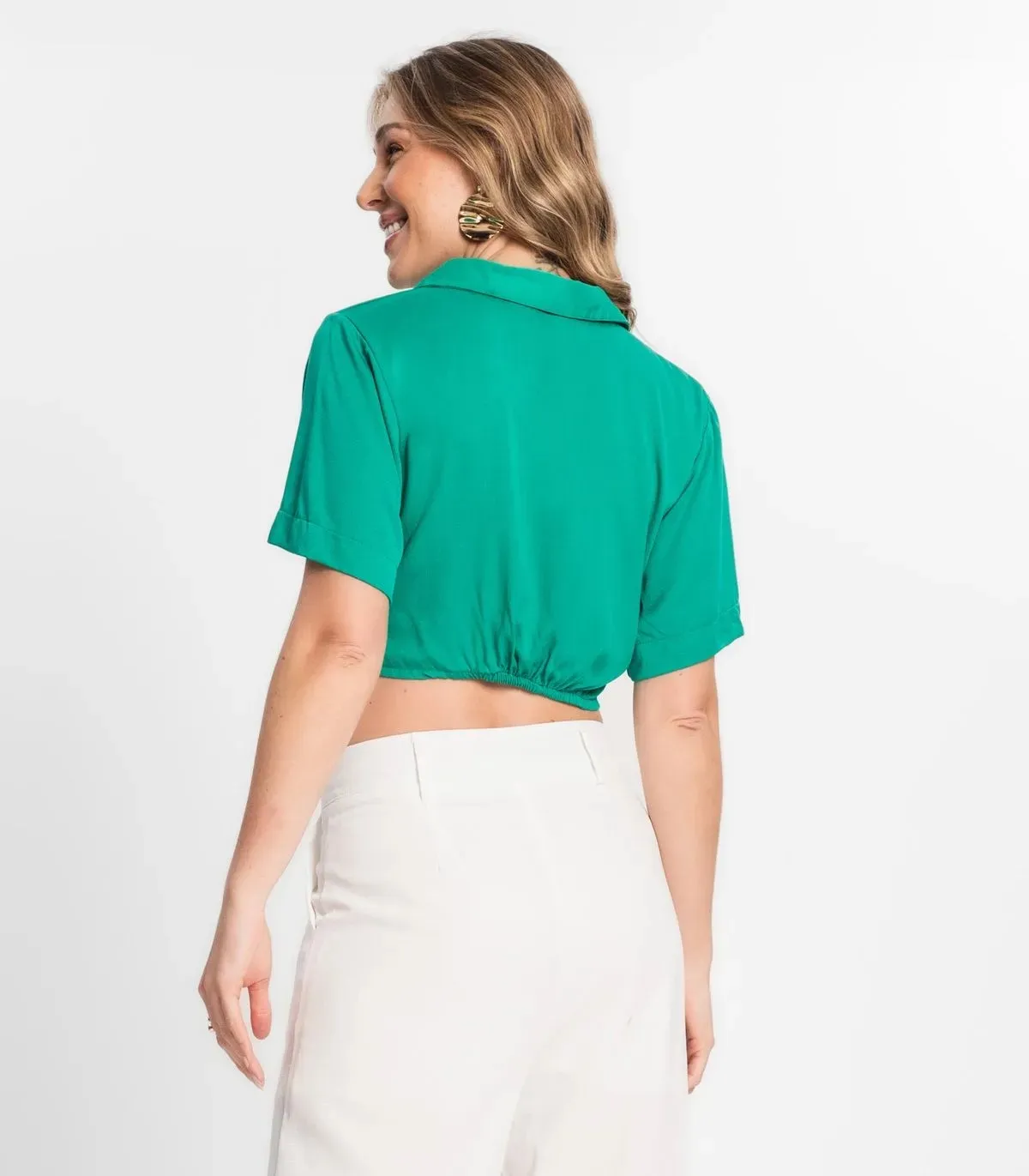 Camisa Cropped Feminina Endless- - Imagem 4