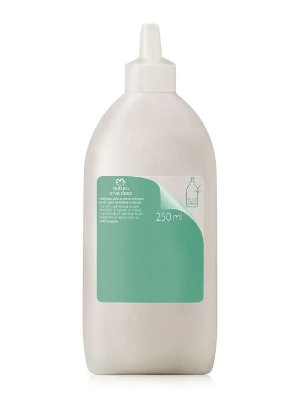 Refil Sabonete Cremoso para as Mãos Erva Doce 250ml
