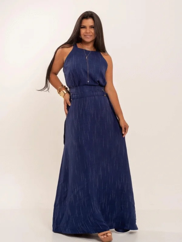 Conjunto por amor  Lori luxo = Blusa e Saia longa