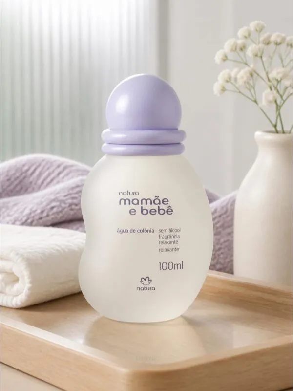 Água De Colônia Sem Álcool Fragrância Relaxante Mamãe E Bebê 100 ml