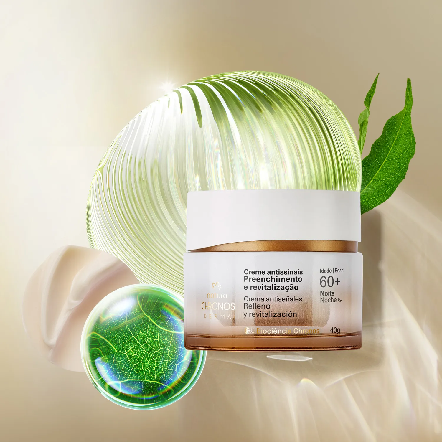 Creme Antissinais 60+ Noite ChronosDerma- Natura - Imagem 2