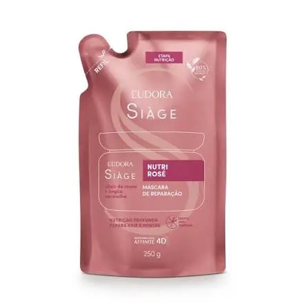 Refil Máscara de Reparação Siage Eudora Nutri Rosé 250g